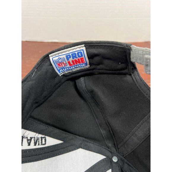 NFL Raiders Oakland Black & Gray Hat By Puma Adjustable Hat X3 - Picture 5 of 6